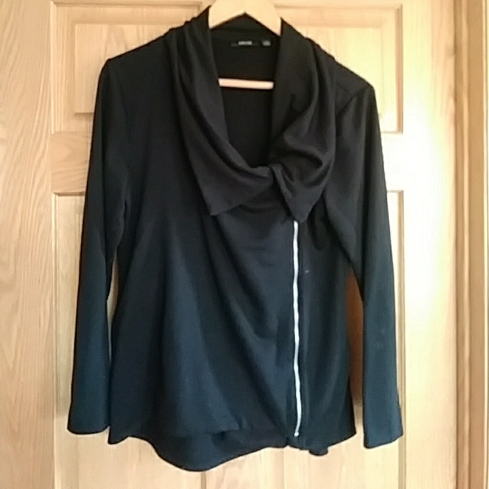 Black zipper sweatshirt